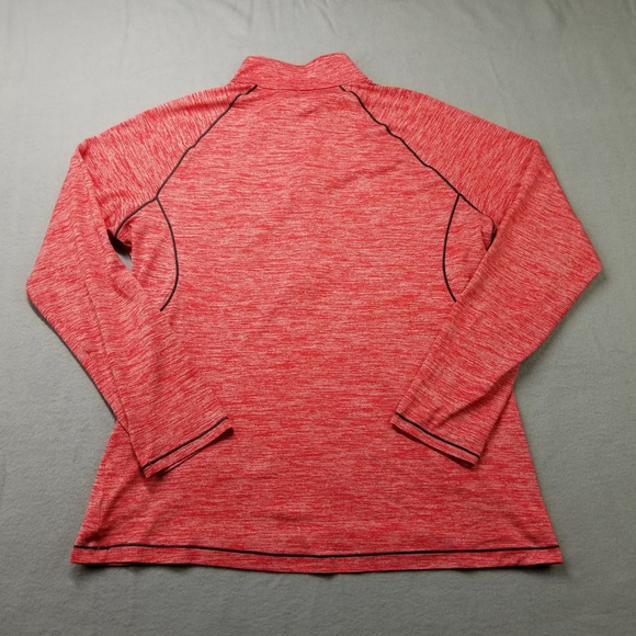 Texas Tech Under Armour 1/4 Zip Shirt Womens XL Red Semi Fitted Long Sleeve Tech - Picture 8 of 9
